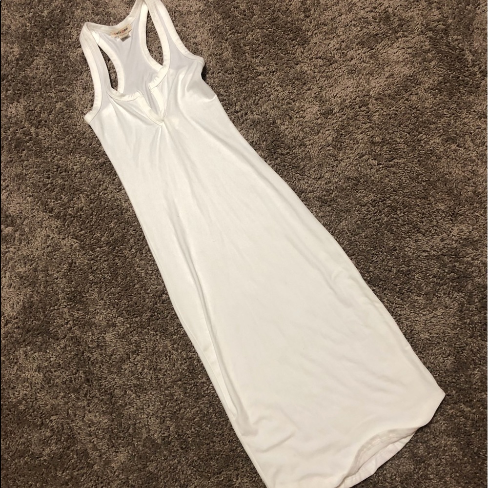 White body con dress